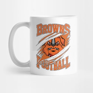 CLVD Browns Football Mug